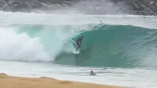 Softboard ripping at The Wedge