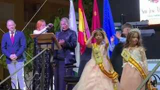 Coronación de las reinas de las Fiestas 2024 de San José Artesano