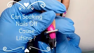 Why not to soak off nails. Hard gel nail extensions removal step by step.