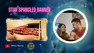 BRITISH COUPLE react to STAR SPANGLED BANNER as you've never heard it! This is so AMAZING!!!