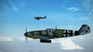 IL2 Battle of Stalingrad: TAW Server massive JaBo attack FW190s + Me109s on airfield