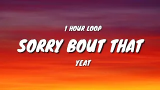 Yeat - Sorry Bout That (1 HOUR LOOP) [Tiktok song]