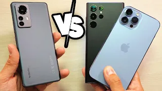 Xiaomi 12 Pro vs iPhone 13 Pro Max y Galaxy S22 Ultra 🔥 ¿Los MEJORES Del AÑO?