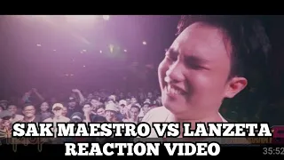 FlipTop - Sak Maestro vs Lanzeta PRODUCER REACTION