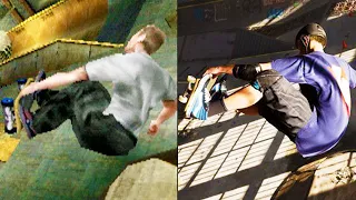 Evolution of Tony Hawk's Pro Skater  (1999-2020)