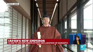 Japan’s emperor Naruhito formally ascends to throne in centuries-old ceremony