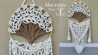 DIY MACRAME TREE OF LIFE WALL HANGING | EASY FOR BEGINNER