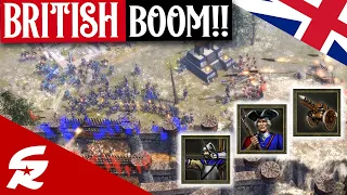 OP British Manor BOOM & TURTLE!! | Strategy School | Age of Empires III