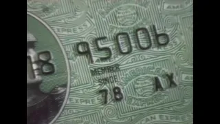 80s Ads American Express Card 1988 remastered