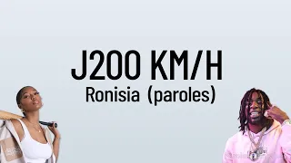 Ronisia - 200 KM/H ft. Gazo (Paroles/lyrics)