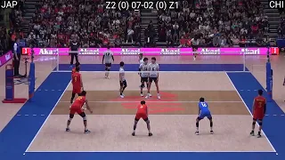 Volleyball Japan vs China amazing FULL Match 2023 tiebreak