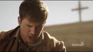 wyatt saving little john during the battle  Timeless 1x05 clip