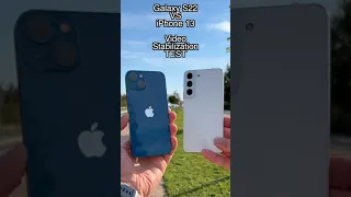 Samsung Galaxy S22 VS iPhone 13 Video Stabilization Test