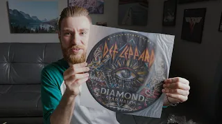 Def Leppard Diamond Star Halos Picture Disc Vinyl Unboxing