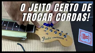 Como trocar cordas de Guitarra | Stratocaster | DIY