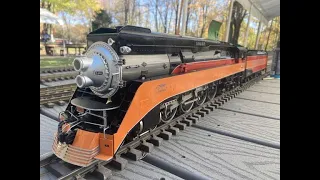 Accucraft Southern Pacific GS-4 4449 Steam-Up