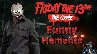 Friday the 13th: The Game *Funny Moments* (Fails, corpse launch, decking Jason & Many more)!