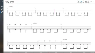 Skillet - Monster (BASS TAB PLAY ALONG)