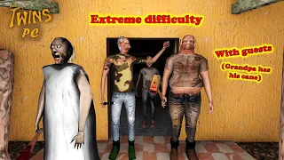 The Twins PC, extreme, guests with cane, maindoor escape