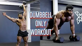 DUMBBELL ONLY WORKOUT | HIGH INTENSITY CONDITIONING TRAINING