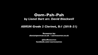 Oom-Pah-Pah by Lionel Bart arr. Blackwell. (ABRSM Grade 2 Clarinet)