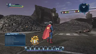 DC Universe Online SuperMan flying around