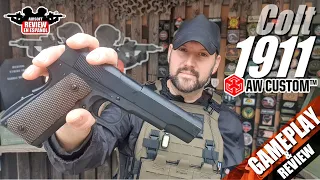 Colt 1911 CO2 Armorer Works Full Metal ( Review & Gameplay ) | Airsoft Review en Español