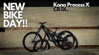 NEW BIKE DAY IS THE BEST DAY!! Unboxing my new Kona Process X CR DL!