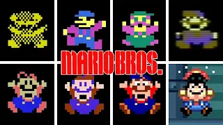 Mario's Death in Every Mario Bros Version 1983 (+ All Game Over screens)