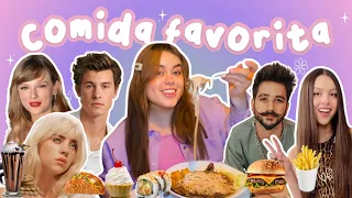 🌭 Probando la COMIDA favorita de CELEBRIDADES🍦Billie Eilish, Taylor Swift, Olivia Rodrigo, Shawn