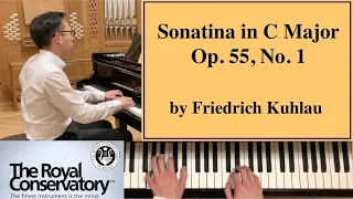 Kuhlau: Sonatina in C Major Op. 55, No. 1, all movements [Piano Tutorial] - RCM Piano Level 5