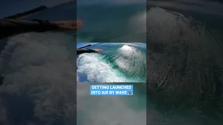 Surfer gets LAUNCHED into air by wave 🚀🔥