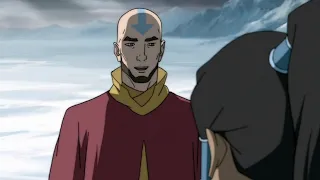 Korra trifft das erste mal Avatar Aang Deutsch [German]