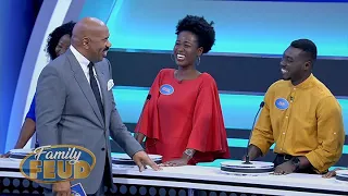 Steve Harvey is going to find out WHAT REALLY GOING ON HERE!! | Family Feud Ghana