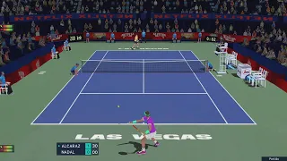 Rafael Nadal VS Carlos Alcaraz | LAS VEGAS | Tennis Elbow 2013 | Gameplay
