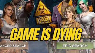 STATE OF SURVIVAL IS DYING | SO MANY NEW THINGS