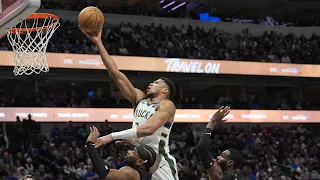 HIGHLIGHTS: Giannis explodes for 48 points in win over Mavericks