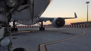 Neos | Boeing 767-300 | I-NDOF "Città di Roma" | Engine start procedure