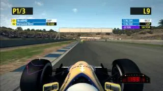 F1 2013 Game - 2nd in WORLD - Jerez in Williams FW14B w/ Setup 1:16.1