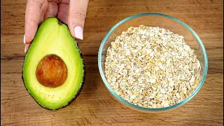 Just 1 avocado and oatmeal! Healthy breakfast in 10 minutes! Delicious breakfast
