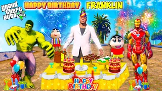 Franklin Birthday Celebration in GTA 5 Hindi | Franklin Birthday Party in GTA 5 | GTA 5 AVENGERS