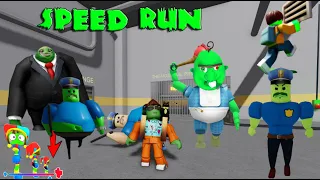 MR Zombie Speed Run in Yummy, Prison Borry, Escape Baby Bobby, Barry, Grow Obby, School