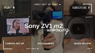 SONY ZV1 M2 UNBOXING PH + ACCESSORIES | QUICK REVIEW | SONY GRIP GP-VPT2BT | SAMPLE PHOTOS & VIDEOS