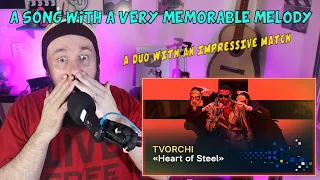 HEAVY METAL SINGER REACTS TO: TVORCHI — HEART OF STEEL | REACTION