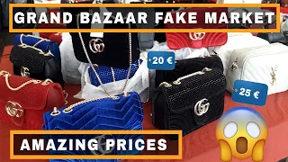 ISTANBUL,TURKEY 2023 GRAND BAZAAR FAKE DESIGNER MARKET WALKING TOUR (AMAZING PRICES)