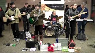 THE MEETLES • While My Guitar Gently Weeps • Times Square Subway • 11/27/10