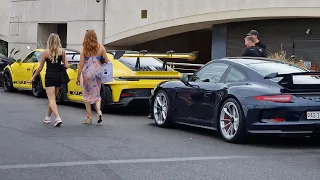 CARSPOTTING IN MONACO PORSCHE COMPILATION 2023 VS. 2022