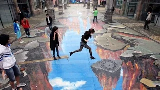 50 Incríveis Pinturas 3D na Rua - 3D Street Art