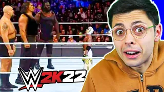 REY MYSTERIO VS 3 GIGANTI 😰 RIUSCIRÒ A VINCERE? WWE 2K22