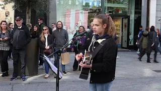 Allie Sherlock Live and Uncut Cover of Let It go from Grafton Street Dublin 19/05/2019
